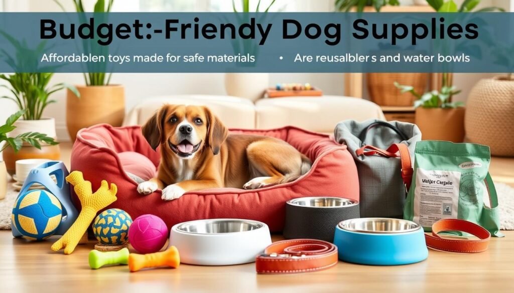 Budget-friendly dog supplies